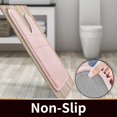 thumbnail image 3 of ORUYROP Memory Foam Toilet Bath Mat U-Shaped, Soft and Comfortable, Super Water Absorption, Non-Slip, Thick, Machine Wash and Easier to Dry for Bathroom Commode Contour Rug, 24 X 24 Inches, So, 3 of 7