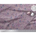 thumbnail image 2 of Soimoi Gray Poly Georgette Fabric Artistic Floral Decor Fabric Printed Yard 52 Inch Wide, 2 of 3
