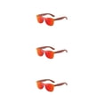thumbnail image 1 of Decodeary Protection Bois Mode Lentille Colorée Options Monture Légère Rouge 3 Ensembles, 1 of 6