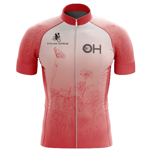 Floral Rose Men's Cycling Jersey - S