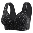 thumbnail image 1 of Yuyuzo Womens Front Closure Bras Seniors Wireless Beauty Back Full Coverage Comfor Easy Close Bras, 1 of 6