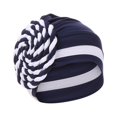 thumbnail image 2 of KIHOUT Beanies Hats Women India Hat Patchwork Braid Muslim Ruffle Chemo Hat Beanie Wrap Cap, 2 of 2