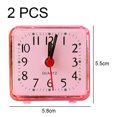 thumbnail image 2 of Two-piece fashion clock mini clock bedroom electronic clock student alarm clock, 2 of 5