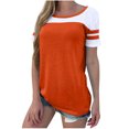 thumbnail image 1 of Birdeem T-Shirt Ample pour Femmes, Mode Décontractée, Uni, Col Rond, Manches Courtes, Poches, Chandail à Enfiler, 1 of 6