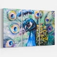 thumbnail image 1 of Design Art Beau Paon Art Sur Toile, 1 of 3