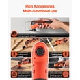 thumbnail image 2 of KFFKFF Cordless Oscillating Tool, 12V Multitool Oscillating Saw Tool with 6 Variable Speeds 6000 - 17500 OPM, 3.2° Oscillation Angle, 2 of 9