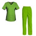 thumbnail image 1 of Women's Scrubs Set Scrub Top and Pants Scrubs Set, 1 of 3