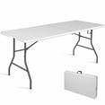 thumbnail image 1 of Costway 6' Folding Table Portable Plastic Indoor Outdoor Picnic Party Dining Camp Table, 1 of 7