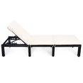 thumbnail image 5 of Topbuy Patio Rattan Lounge Chair Cushioned Chaise Height Adjustable, 5 of 5