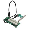 thumbnail image 1 of Desktop PCI-Express PCI-E to PCI Adapter Card PCIe to Dual Pci Slot Expansion Card USB 3.0 Card Convertor, 1 of 6