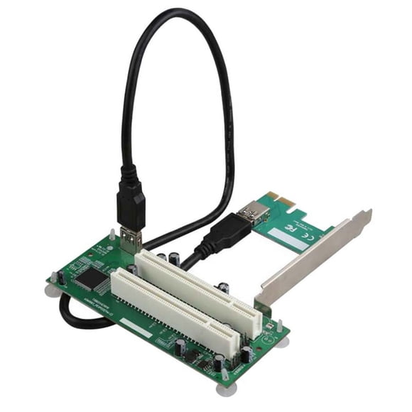 Desktop PCI-Express PCI-E to PCI Adapter Card PCIe to Dual Pci Slot Expansion Card USB 3.0 Card Convertor