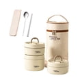 thumbnail image 1 of pitrice Stay Warm On Go With Leakproof Insulated Lunch Box For Hot Food Thermal Lunch Box For Hot Food 3PCS, 1 of 6