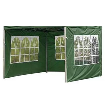 Toile de Tente Extérieure Imperméable de 9 m - Tissu Oxford 210D avec Fenêtres, Bâche Coupe-Vent pour le Camping, les Étals de Marché et les Abris d'Événements