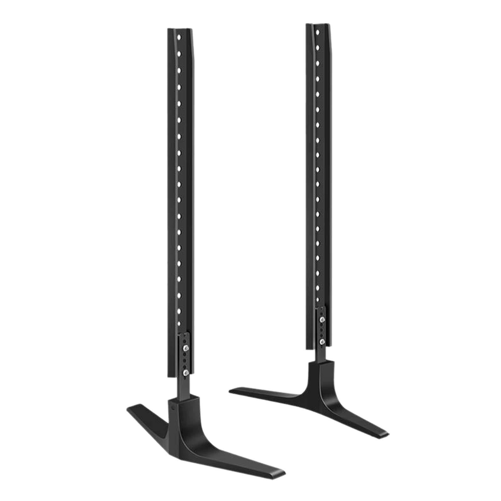 Miulika 2 Pieces TV Stand Height Adjustable Easy Installation Tabletop TV Stand Base