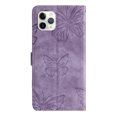 thumbnail image 2 of Compatible with iPhone 11 Pro Embossed Butterfly Case with Wallet and Kickstand Cover, 2 of 5