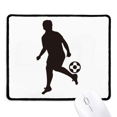 thumbnail image 1 of Football soccer Sports Outline Mousepad Stitched Edge Mat Rubber Gang Pad, 1 of 2