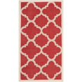thumbnail image 1 of Safavieh Courtyard Tapis Rouge Intérieur Extérieur - 2 Pieds x 3 Pieds7 Pouces, 1 of 1