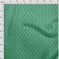 thumbnail image 4 of oneOone Velvet Sea Green Fabric Block Dress Material Fabric Print Fabric By The Yard 58 Inch Wide-RU, 4 of 5
