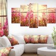 thumbnail image 1 of Prairie avec Fleurs Violettes Alaska - Impression sur Toile d'Art Floral, 1 of 3