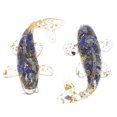 thumbnail image 1 of 2pcs Crystal Fish Figurine Small Desktop Statue Elegant Fish Decoration Exquisite Crystal Fish Decor, 1 of 9