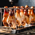 thumbnail image 4 of Poêles en Acier Inoxydable pour la Cuisson Support de Grille pour Ailes et Jambes de Poulet en Acier Inoxydable pour Fête Bbq, 4 of 9