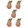 thumbnail image 2 of mmirethe Long-Lasting And Easy To Wear Wrist Corsage Stay Beautiful Throughout Event N22 light gold 5Set, 2 of 6