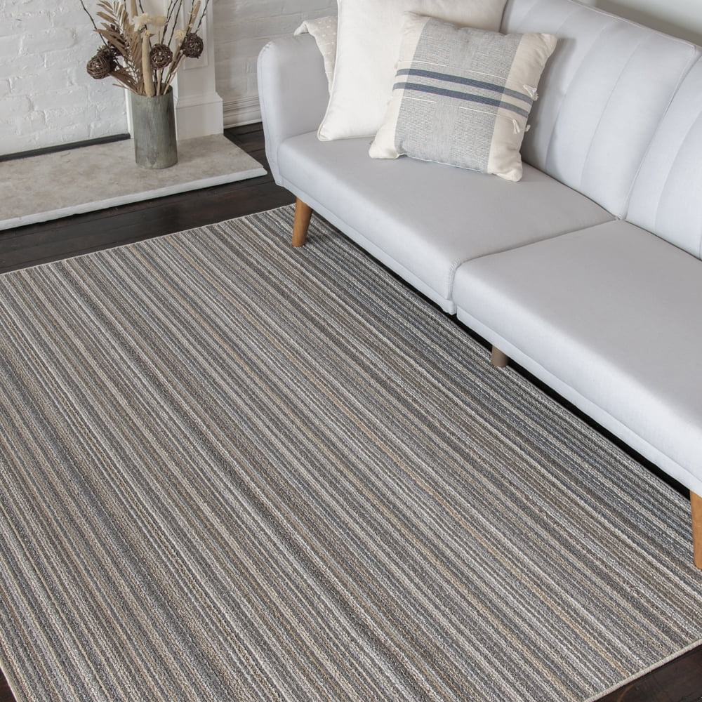 Tapis Mainstays Basic Tufted Beige Neutre, 152 x 213 cm, idéal pour le salon, la chambre ou la salle à manger.