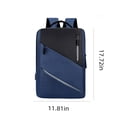 thumbnail image 3 of Qocolhg Travel Laptop Backpack, Business Anti Theft Slim Sturdy Laptops Backpack with USB Charging Port, Water Resistant College School Computer Bag Gift for Men & Women Fits 15.6 Inch Notebook, 3 of 6