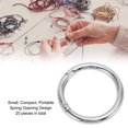 thumbnail image 4 of 20Pcs Porte O, Mousqueton Rond Clip Ressort Boucle Porte-Clés pour Sac à Main Bijoux Bricolage, 4 of 8