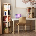 thumbnail image 3 of TOYTEXX Organisateur d'Étagère à Livres Empilable à 5 Niveaux, Rotatif à 360°, pour Adultes et Enfants – Usage à la Maison et au Bureau - Beige, 3 of 4