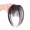 thumbnail image 2 of Bangs Hair Clip Lifelike Refine Facial Contour 3D Real Human Hair Bangs Dark Brown, 2 of 12