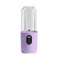 thumbnail image 2 of USB Rechargeable Portable Juicer Cup 600ml Smart Electric Blender Cordless Personal Mini Blender with Safety Lock System for Home Office Outdoor Use Smoothie Maker with Powerful 200W Motor, 2 of 9