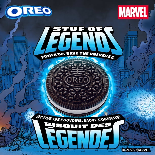 MARVEL OREO STUF OF LEGENDS Cookies, Limited Edition Colour