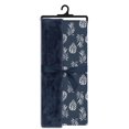 thumbnail image 1 of Printed Faux Fur Throw Dark Denim, 1 of 1