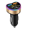 thumbnail image 1 of EGNMCR USB Car Adapter Wireless Bluetooth Kit QC3.0 Fast USB Charger Hands- FM Bluetooth Transmitter Smart Watch, 1 of 2