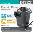 thumbnail image 2 of Intex 11' x 7.5' x 44" Play Center Kiddie Pool & 120V Electric Air Pump, 2 of 12