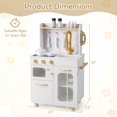 thumbnail image 3 of Gymax Kids Kitchen Set Pretend Play Kitchen w/ Stoves & Faucet & Sink & Telephone, 3 of 10