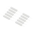 thumbnail image 1 of Unique Bargains 10 Pcs Résistances 2 Ohms, Résistance Céramique 10W Kit de Résistance de Puissance Tolérance 5 % pour Adaptateurs Audio, 1 of 4