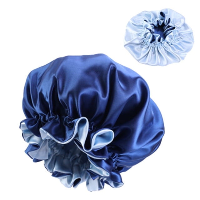 WIFKLSIIPG Bonnet Hair Layer Cap Bonnet Sleeping with Elastic Double Wrap Silk Band Satin Other