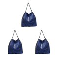 thumbnail image 4 of kurtrusly 1/2/3 Wide Application Convenient And Practical Chain Handbag For Women - Foldable Shoulder Bag Fashion PU Chain Shoulder Bag blue 3PCS, 4 of 6
