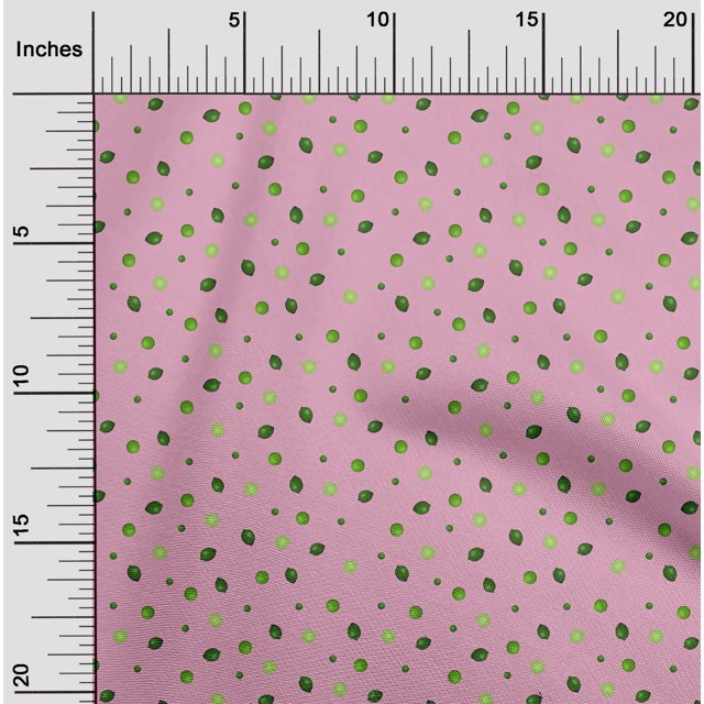 oneOone Polyester Lycra Fabric Lemon Vegetable Printed Craft Fabric BTY 56 Inch Wide
