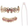 thumbnail image 2 of Decoration Gold Teeth Brace Set Metal Teeth Decoration Jewelry for  Party Hip Hop Show, 2 of 7