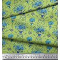 thumbnail image 3 of Soimoi Poly Georgette Fabric Pot & Artistic Flower Fabric Prints By Yard 52 Inch Wide, 3 of 3