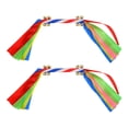 thumbnail image 2 of 2pcs Handheld Cheering Props with Bells Children Gymnastics Colorful Cheer Pompom Props for Performance Competition Cheering Sports Events, 2 of 8