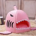 thumbnail image 3 of Comfortable Cave Design Kennel Shark Shape Cat Dog Pet Soft Nest for Daily Life, 3 of 10
