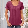 thumbnail image 1 of Aqestyerly T-shirt Blouse à Manches 3/4 Imprimé pour Femmes, Col Rond Décontracté Mode Ample pour Femmes, 1 of 7