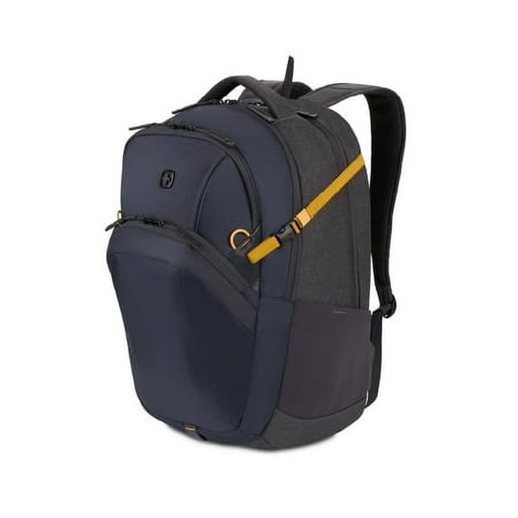SwissGear 8169 Sac à Dos pour Ordinateur Portable, Bleu Marine/charbon Chiné, 18,5 Pouces
