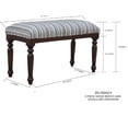 thumbnail image 2 of Banc En Bois 3 Pièces Et Tabourets Set (Grayson), 2 of 3