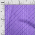 thumbnail image 2 of oneOone Silk Tabby Violet Fabric Geometric Sewing Material Print Fabric By The Yard 42 Inch Wide, 2 of 4