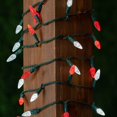 thumbnail image 3 of Novelty Lights 24FT 70 LED C6 Christmas String Lights, Red & Pure White, 3 of 8